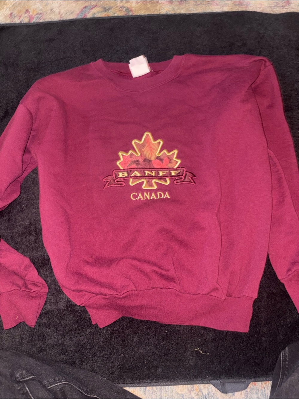 Vintage Banff Canada Sweatshirt GGS Medium 90s Pullover Crewneck